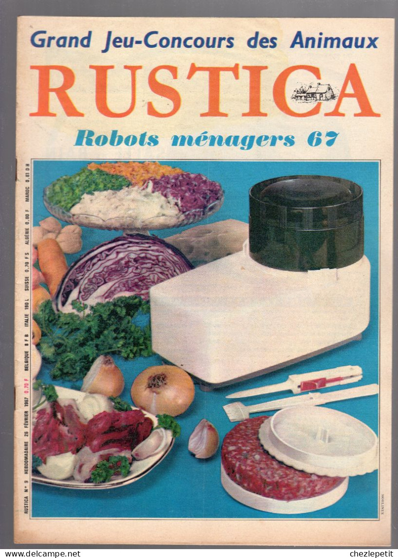 RUSTICA N°9 1967 Robots Ménagers Azalées Carottes Taille Des Pêchers Cambrai - Giardinaggio