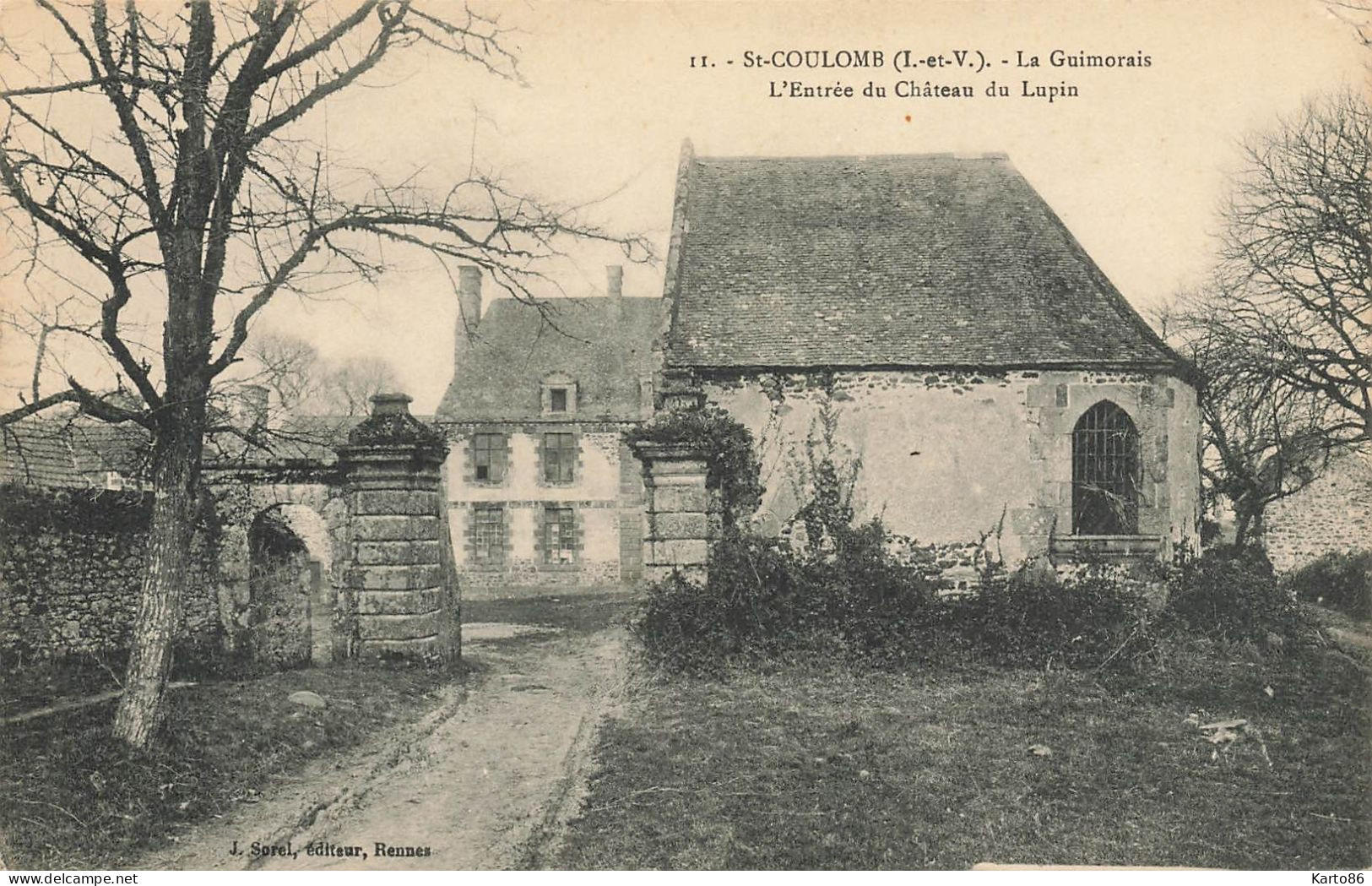 St Coulomb * Le Guimorais * L'entrée Du Château Du Lupin - Saint-Coulomb