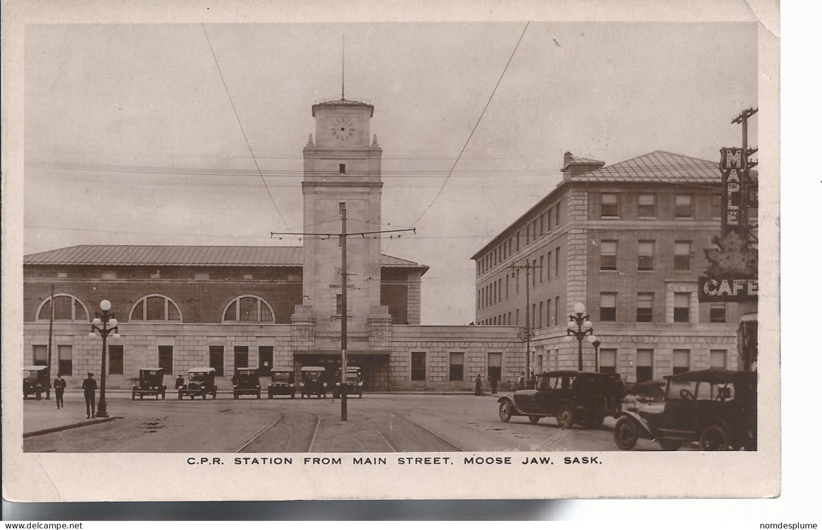 17729) Canada Sask Moose Jaw CPR Station RPPC Real Photo - Altri & Non Classificati