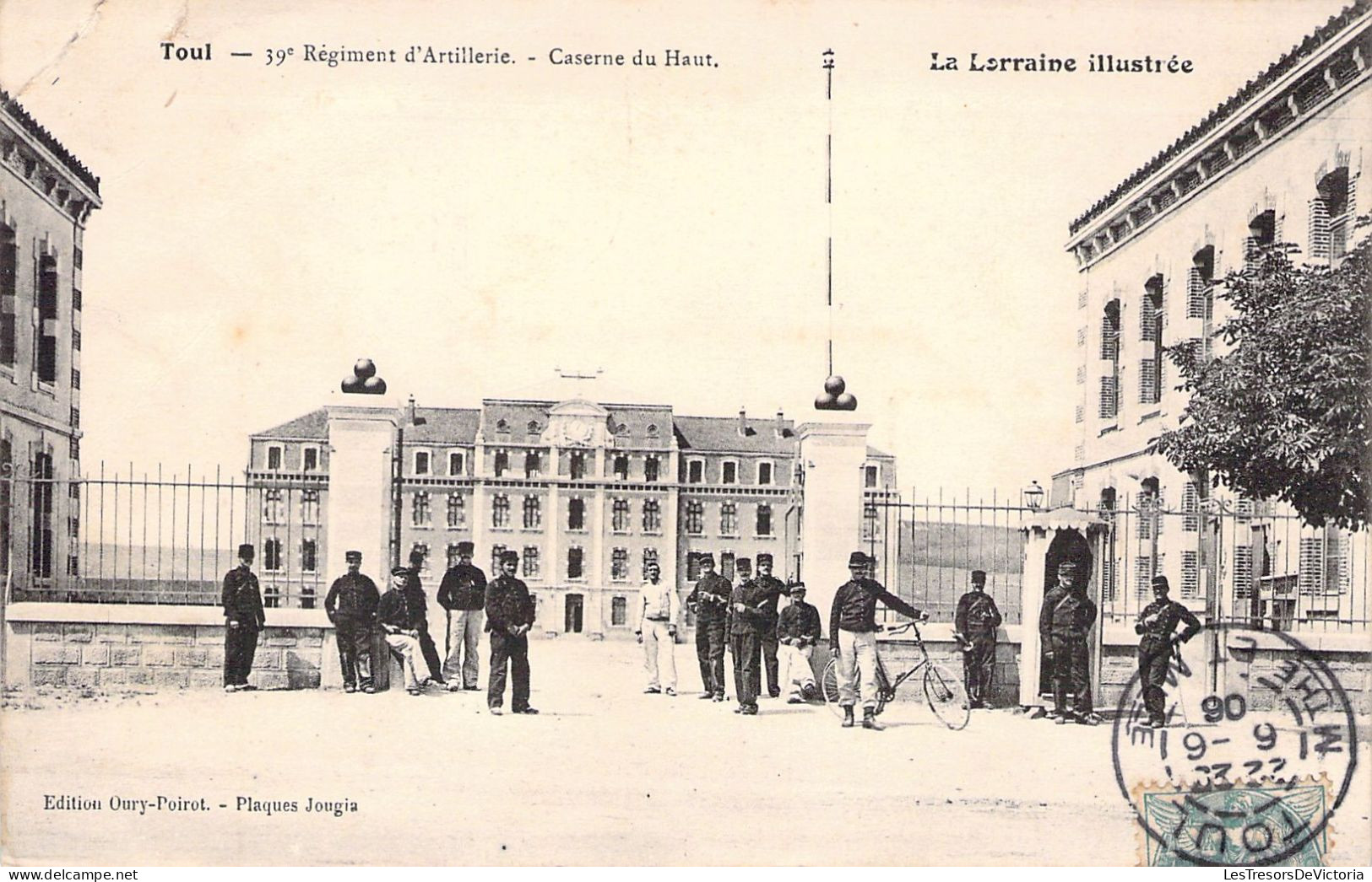 REGIMENTS - 39e Régiment D'Artillerie - Caserne Du Haut - Editeur Oury Poirot - Carte Postale Ancienne - Reggimenti