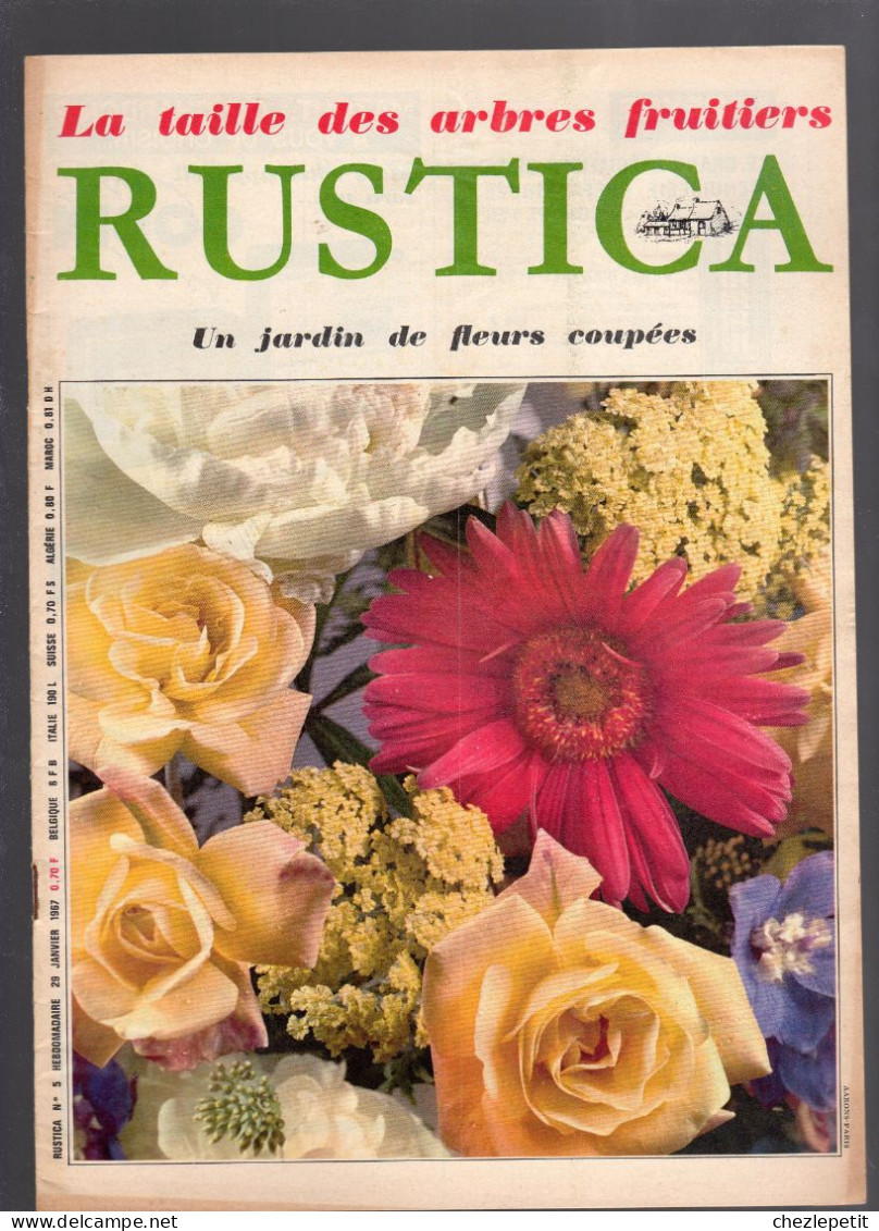 RUSTICA N°5 1967 Arbustes à Fleurs Potager En Février Poules Naines - Garden