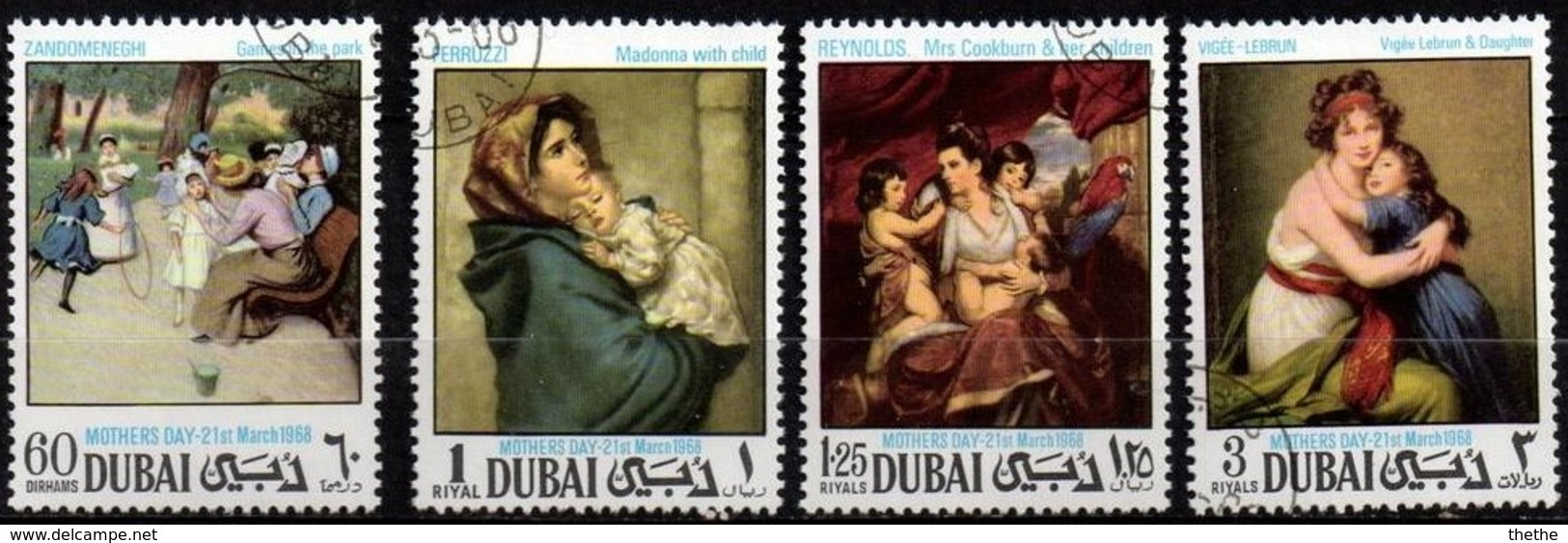 DUBAI - Fête Des Mères 1968 - Tableaux - Muttertag