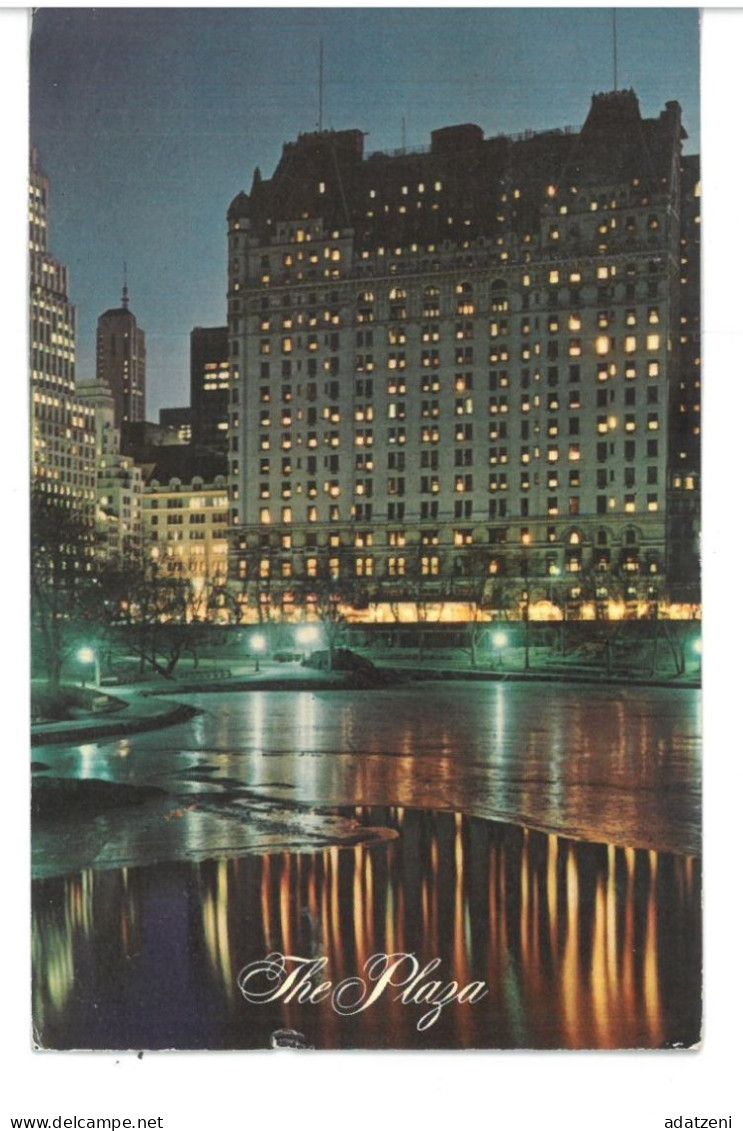 BR3532 U.S.A. New York The Plaza Viaggiata 1973 Verso Roma - Bares, Hoteles Y Restaurantes