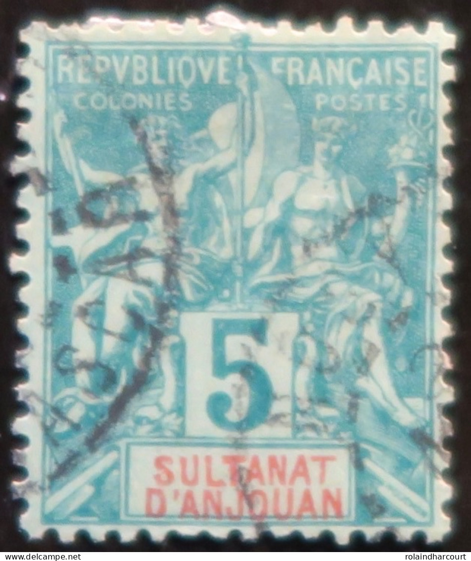 R2141/1 - 1892/1899 - COLONIES FRANÇAISES - ANJOUAN - N°4 (petit Pelurage) CàD De MADAGASCAR - Gebruikt