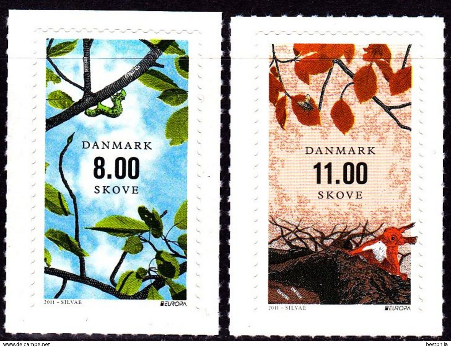 Europa Cept - 2011 - Denmark, Danmark - (Forests) ** MNH - 2011