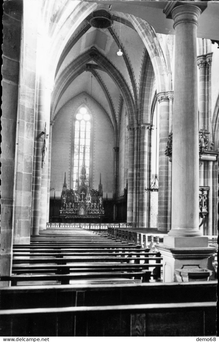 Soultz église Paroissiale CPA 68 Haut Rhin 3 Carte (s) Intérieur Chaire Autel - Soultz