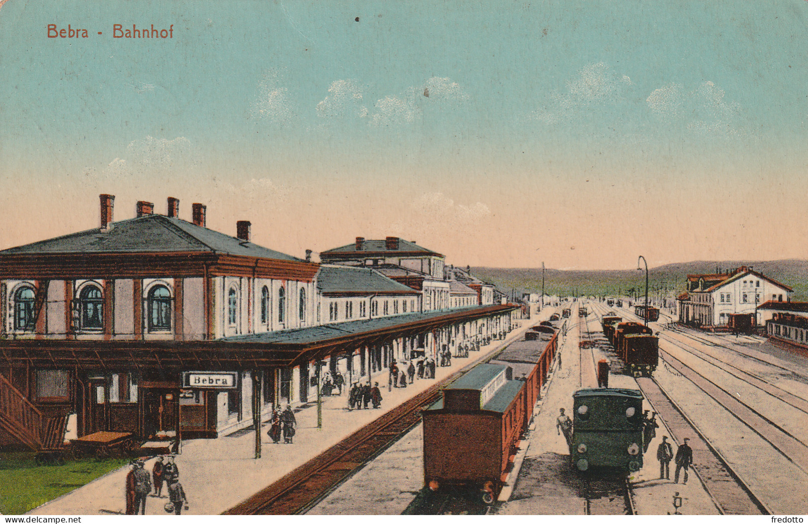 Bebra - Bahnhof - 1914  Zensurstempel - Bebra