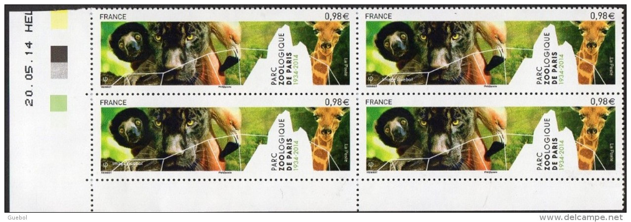 France Coin Daté N° 4868 ** Nature, Animaux,. Parc Zoologique De Paris Du 20.05.2014 - 2010-2019