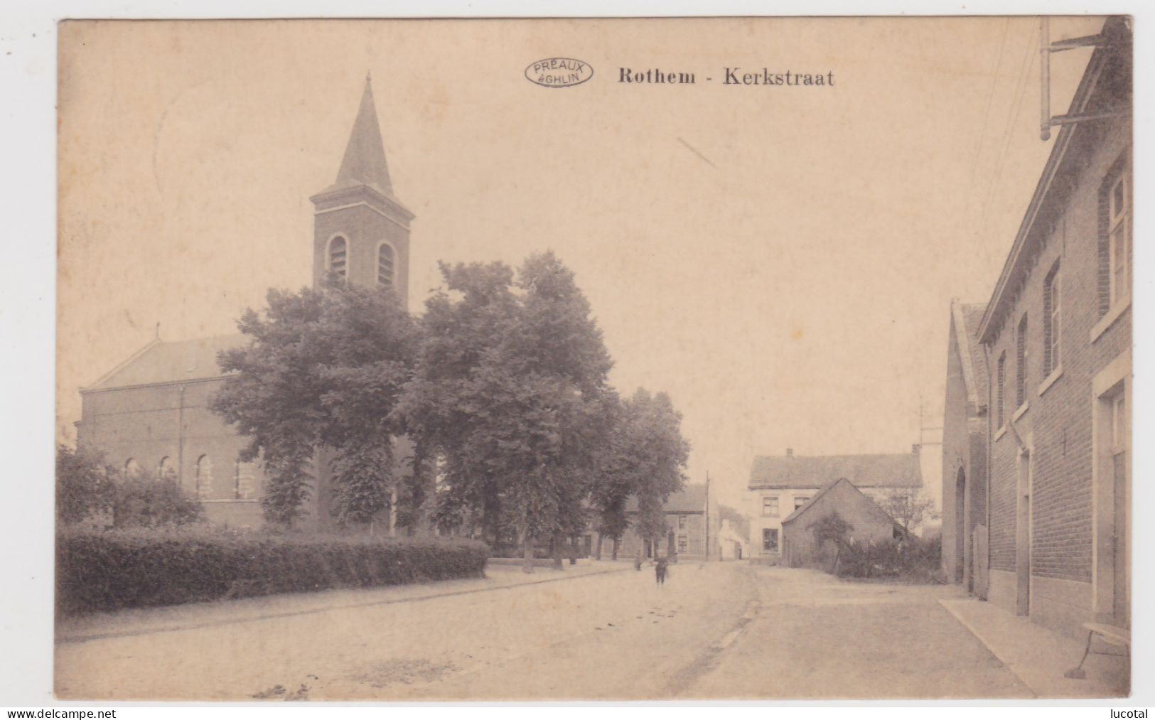 Rothem - Rotem - Kerkstraat - Uitg. Préaux - Dilsen-Stokkem
