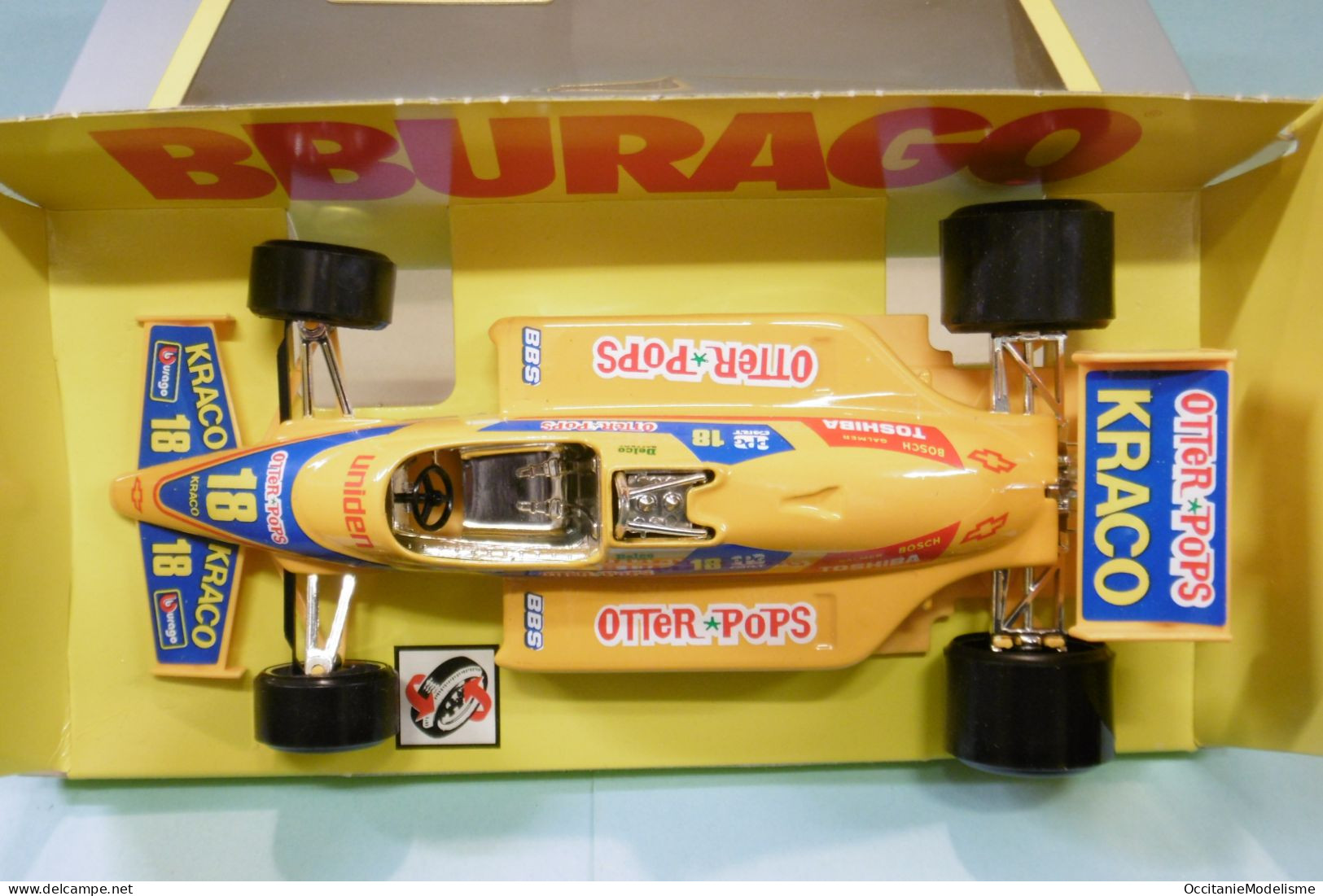 Bburago - BURAGO TEAM Formule 1 Otter Pops Kraco #18 Réf. 6109 BO 1/24 - Burago