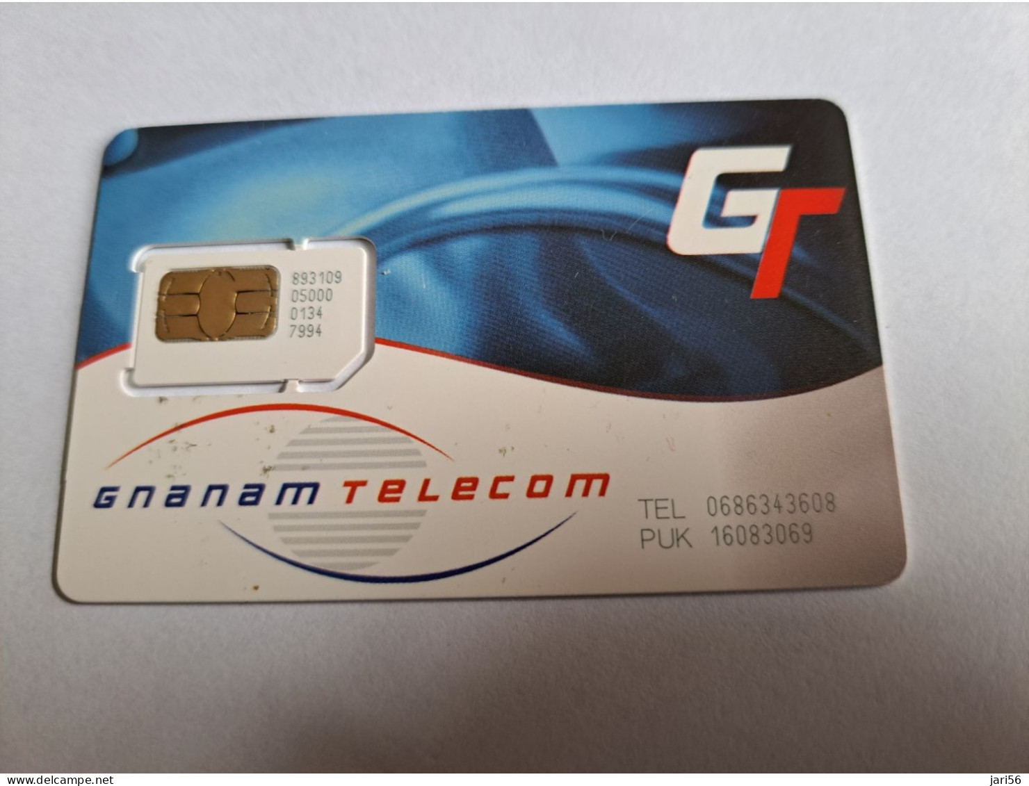 NETHERLANDS GSM SIM  CARD  /GNANAM TELECOM    ( DIFFERENT CHIP) Older Issue    ** 12955** - Cartes GSM, Prépayées Et Recharges