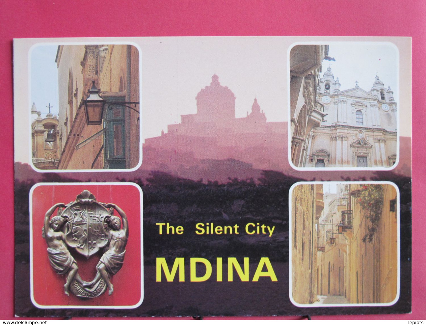 Malte - Mdina - The Silent City - R/verso - Malte