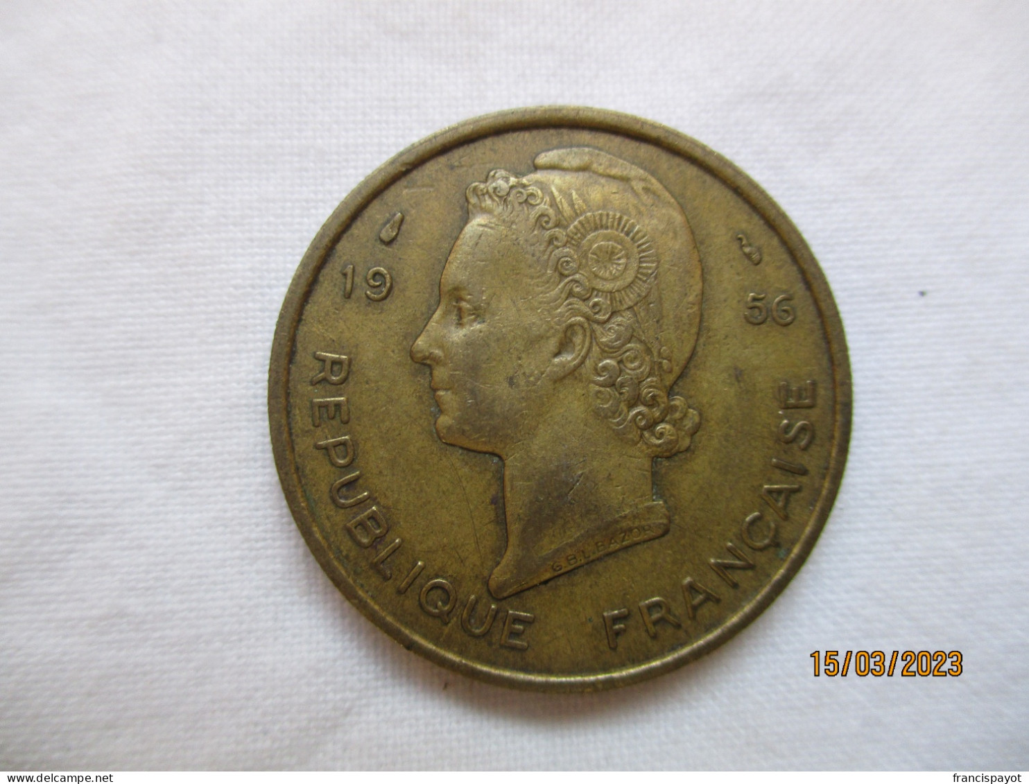 West Africa: 25 Franc CFA 1956 - África Occidental Francesa