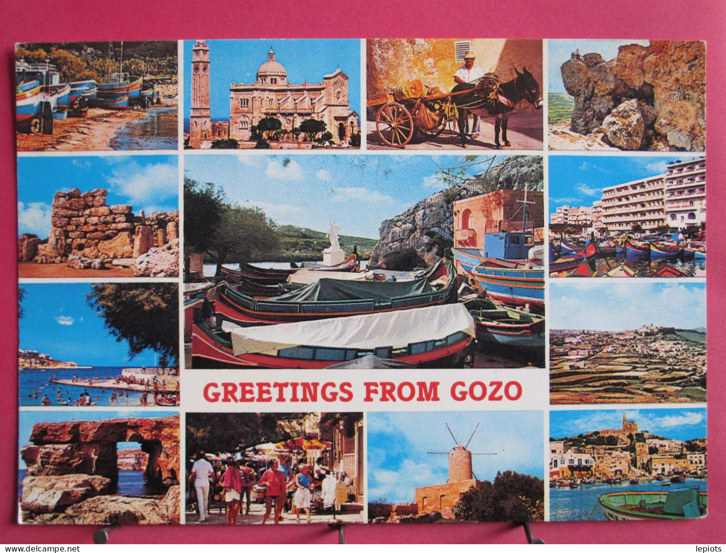 Malte - Gozo - Greetings From The Island Of Calypso - R/verso - Malte