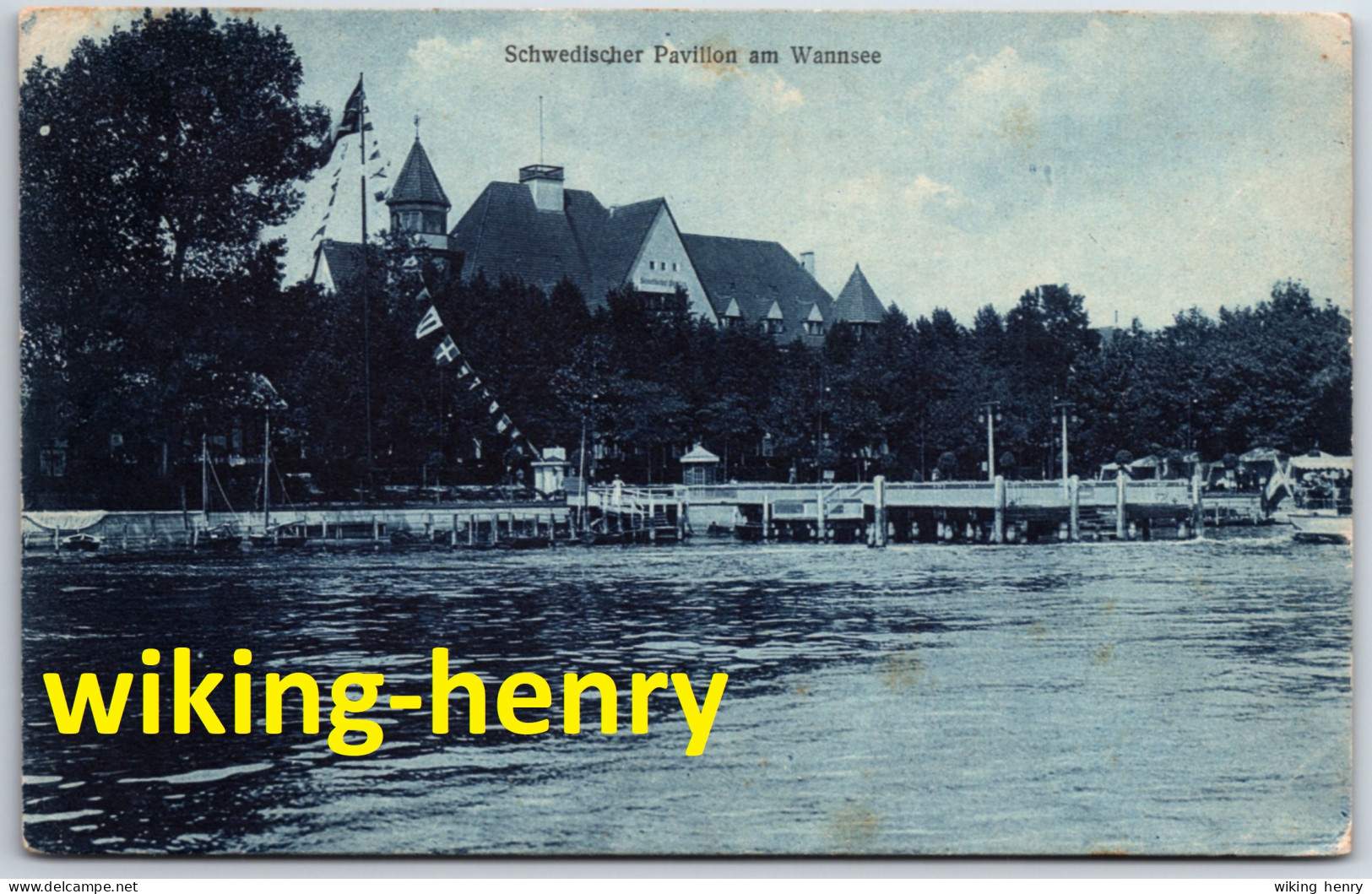 Berlin Wannsee - S/w Schwedischer Pavillon Am Wannsee - Wannsee