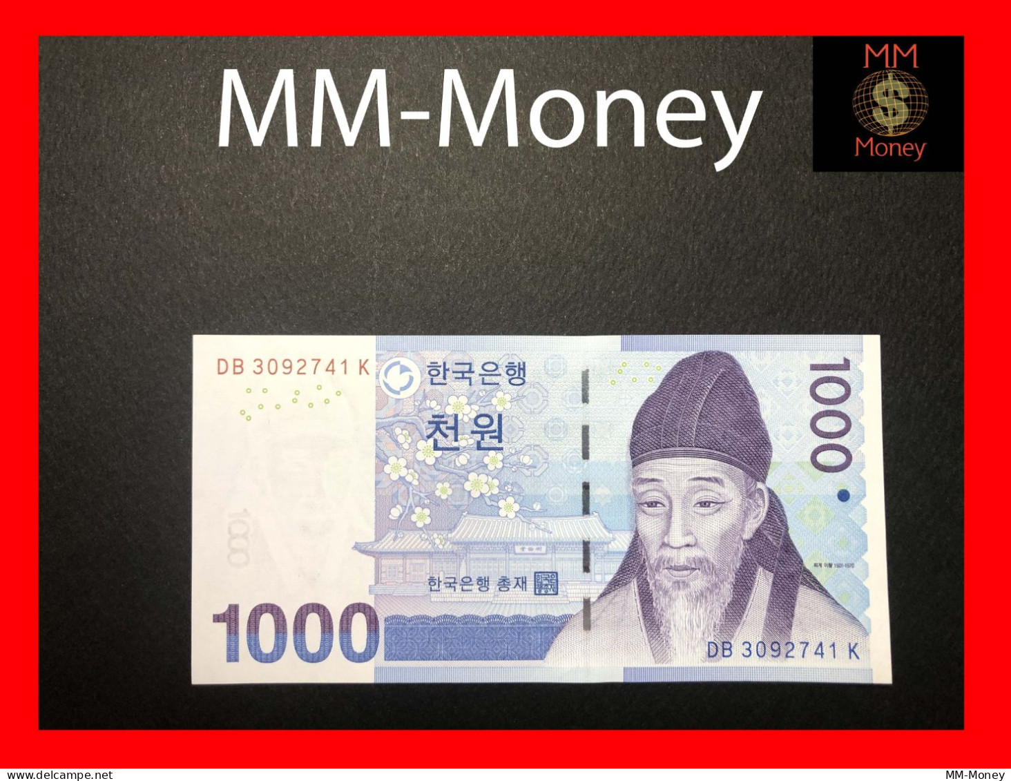 KOREA SOUTH  1.000  1000 Won  2006  P. 54  UNC - Korea, Zuid