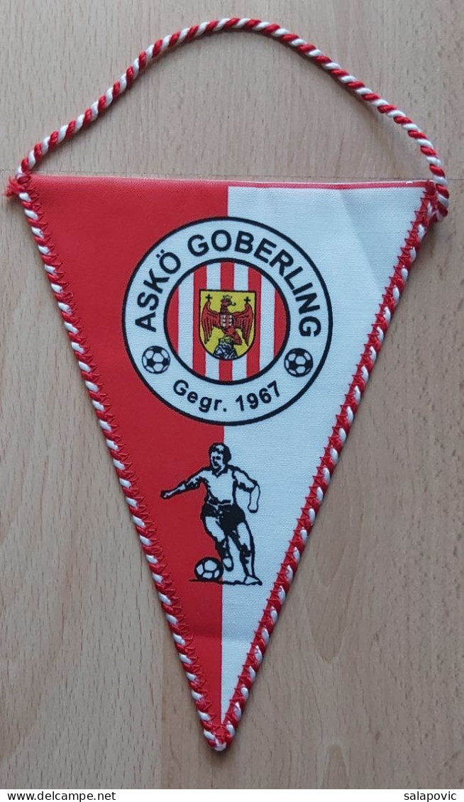 ASK Goberling Austria Football Club Soccer Calcio PENNANT, SPORTS FLAG ZS 4/15 - Uniformes Recordatorios & Misc