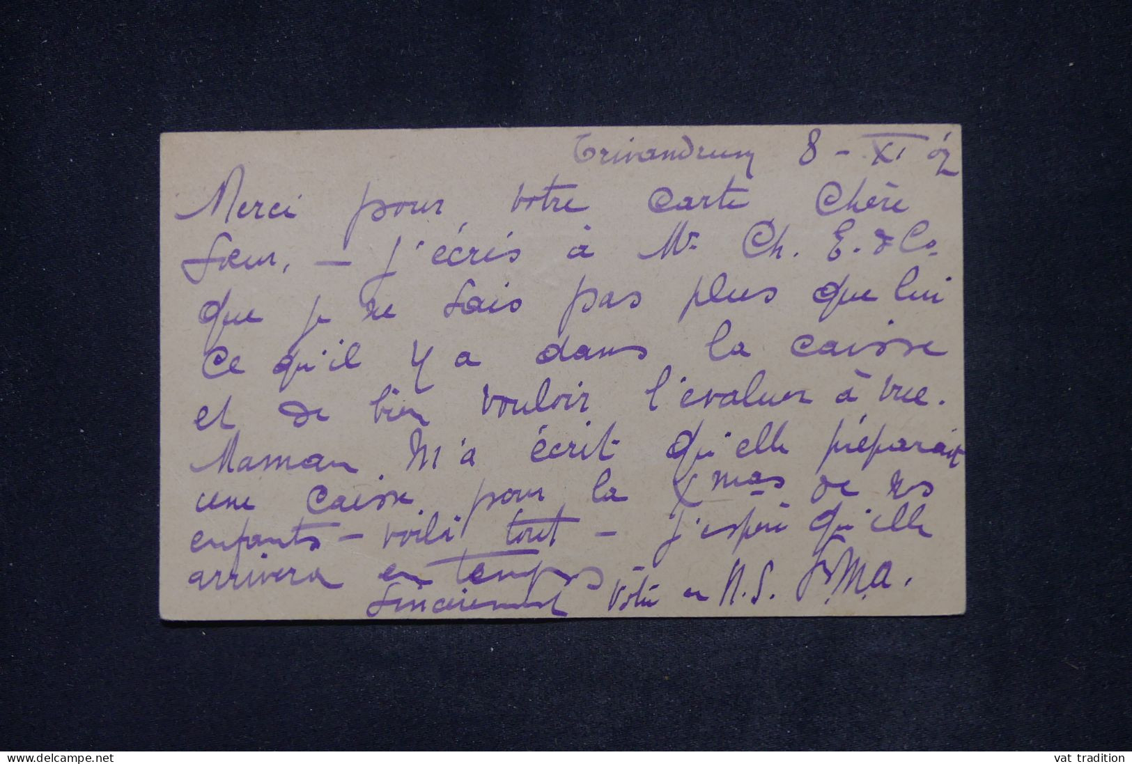 INDES ANGLAISES - Entier Postal De Trivandrum Pour Mulagamudu En 1907 - L 142298 - 1902-11 King Edward VII
