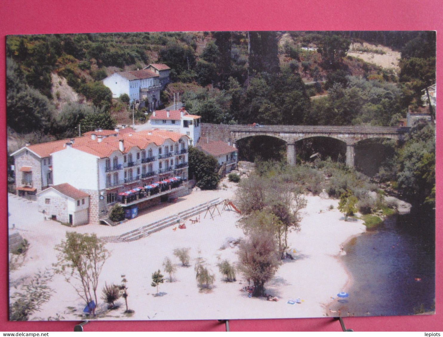 Portugal - Caldas De Sangemil - Praia Fluvial E Pensão Restaurante Beira Dão - R/verso - Viseu