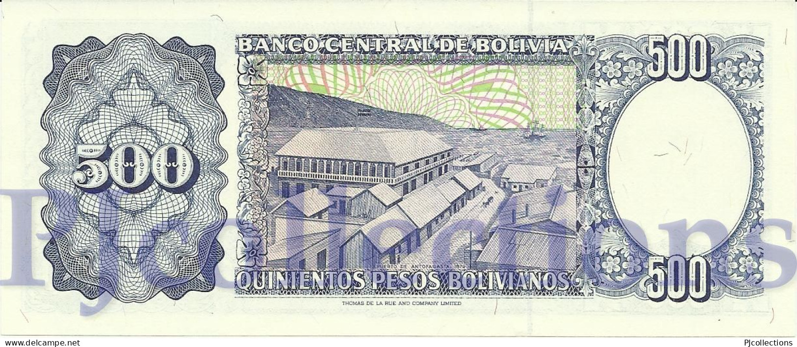 BOLIVIA 500 BOLIVANOS 1981 PICK 166a UNC - Bolivie