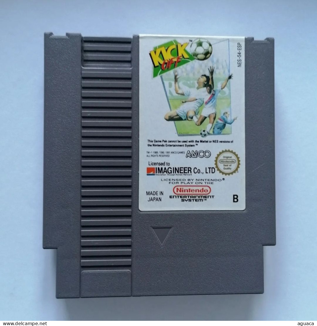 KICK OFF - ORIGINAL - NINTENDO NES PAL B ESPAÑA - Nintendo (NES)