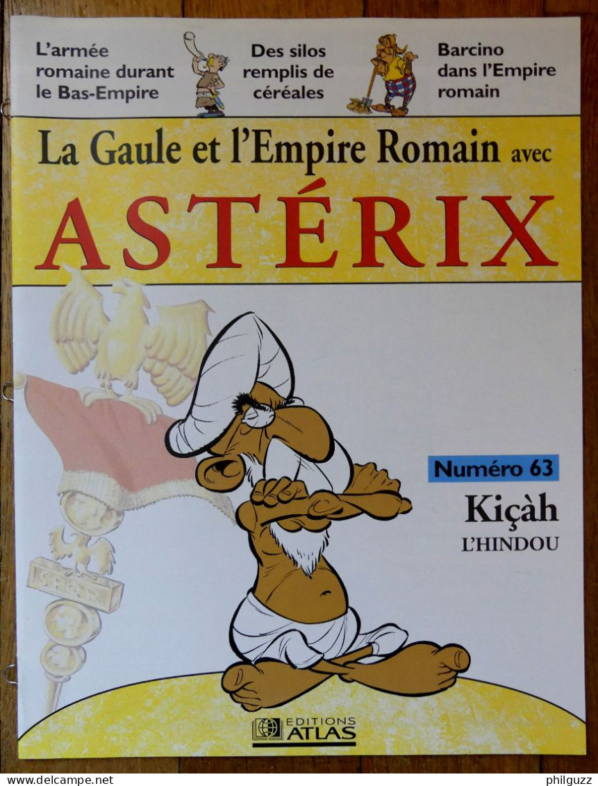 RARE LIVRET ASTERIX ATLAS 63 - KICAH - Asterix & Obelix