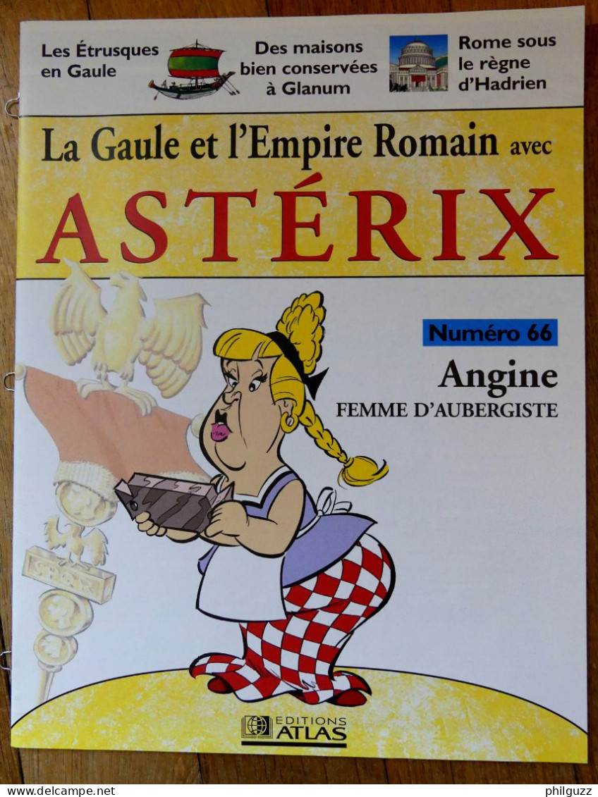 RARE LIVRET ASTERIX ATLAS 66 - ANGINE - Astérix & Obélix