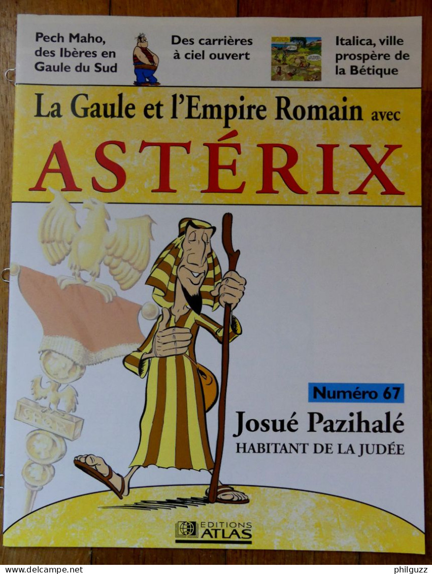 RARE LIVRET ASTERIX ATLAS 67 - JOSUE PAZIHALE - Asterix & Obelix