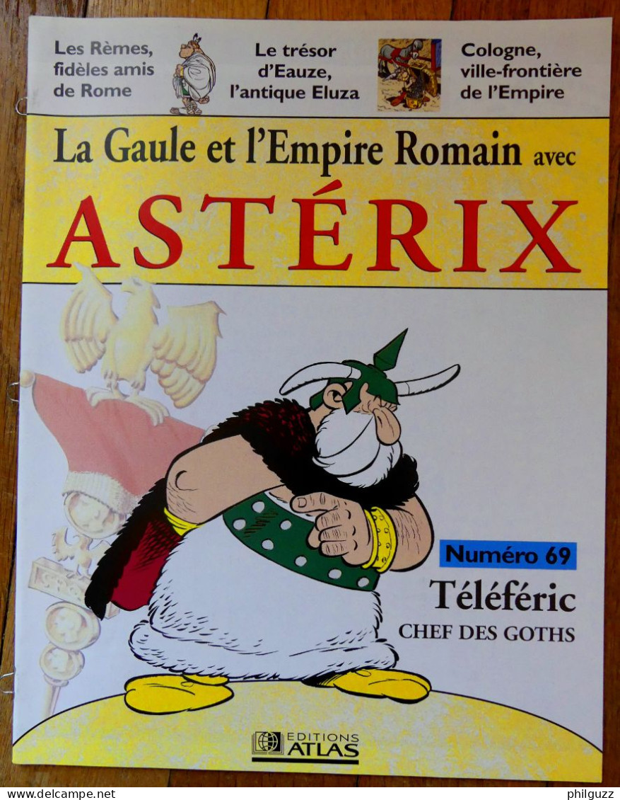 RARE LIVRET ASTERIX ATLAS 69 - TELEFERIC - Asterix & Obelix
