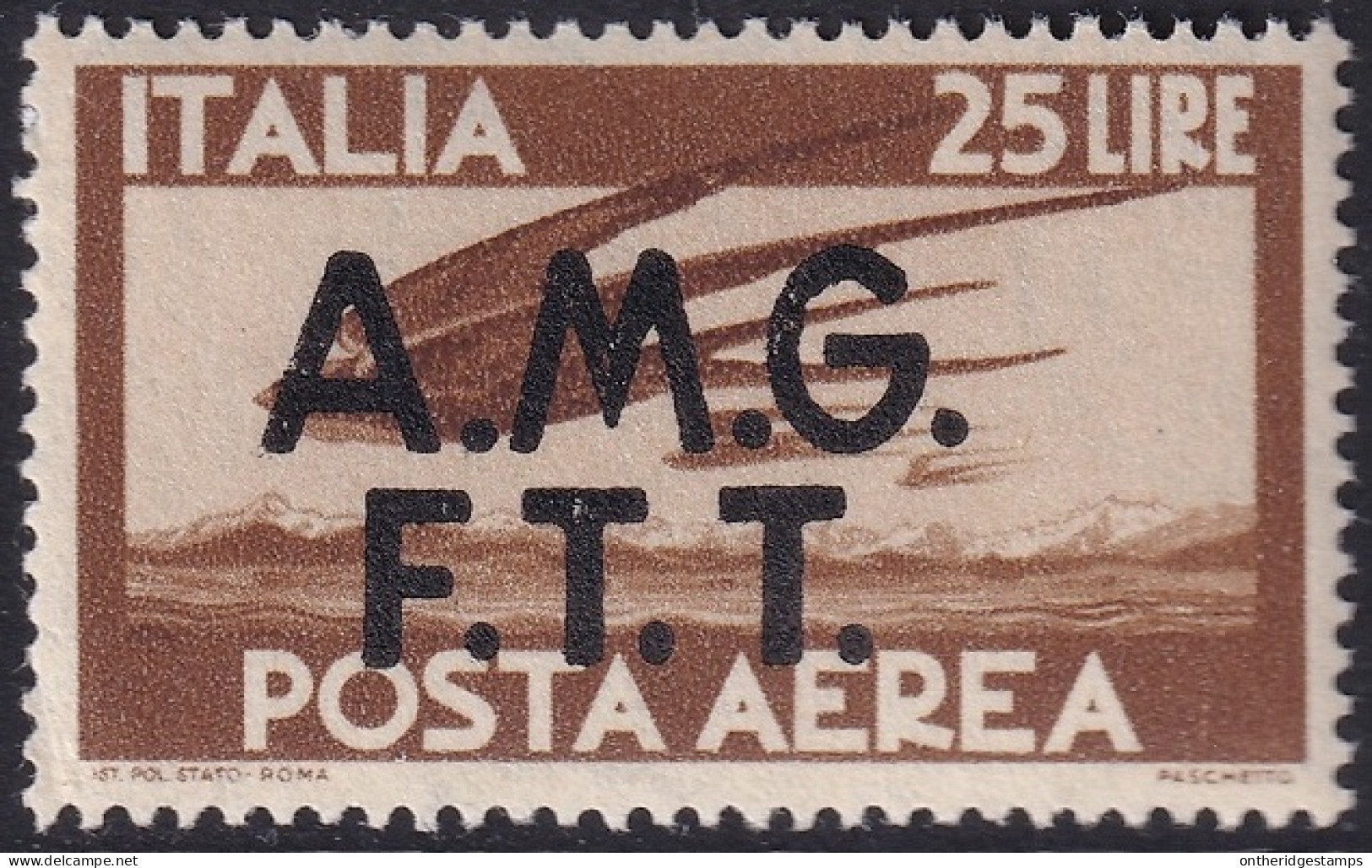 Trieste Zone A 1947 Sc C5 Sa A5 Air Post MNH** Minor Disturbed Gum - Posta Aerea