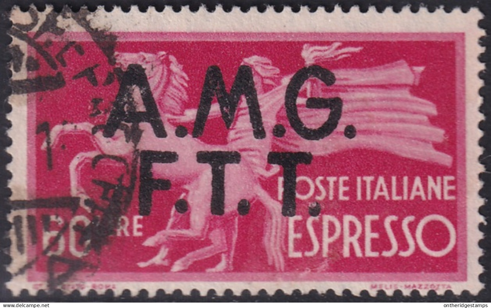 Trieste Zone A 1947 Sc E4 Sa E4 Express Used - Eilsendung (Eilpost)