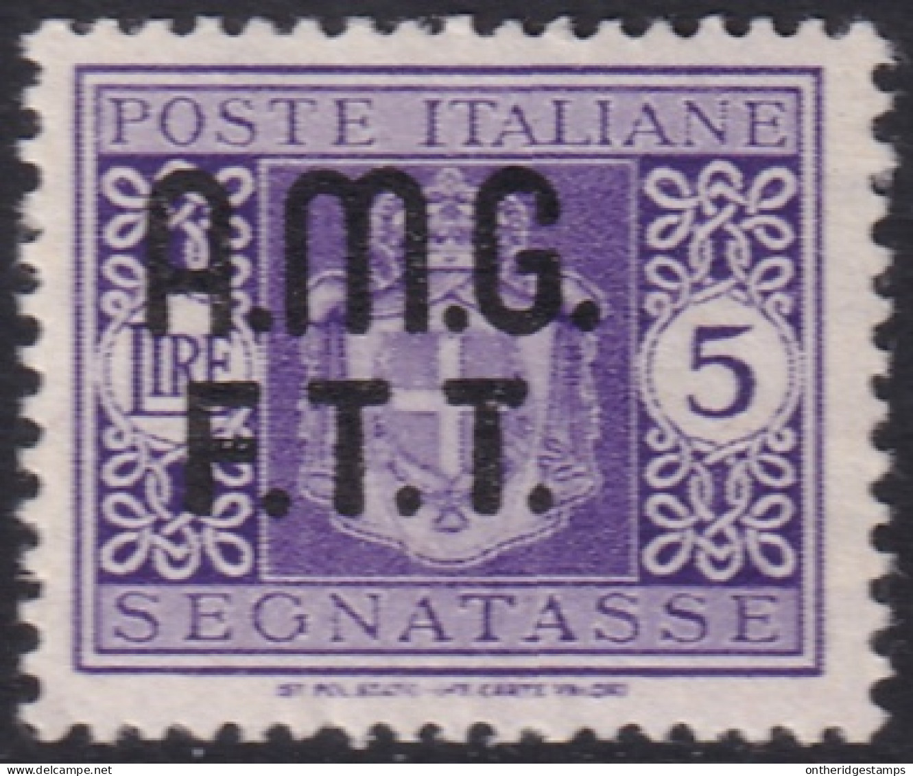 Trieste Zone A 1947 Sc J3 Sa S2 Postage Due MNH** - Postage Due