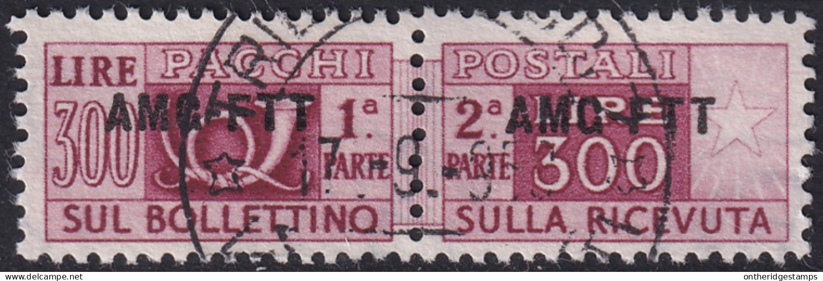 Trieste Zone A 1950 Sc Q24 Sa P24 Parcel Post Used Trieste Cancel - Pacchi Postali/in Concessione