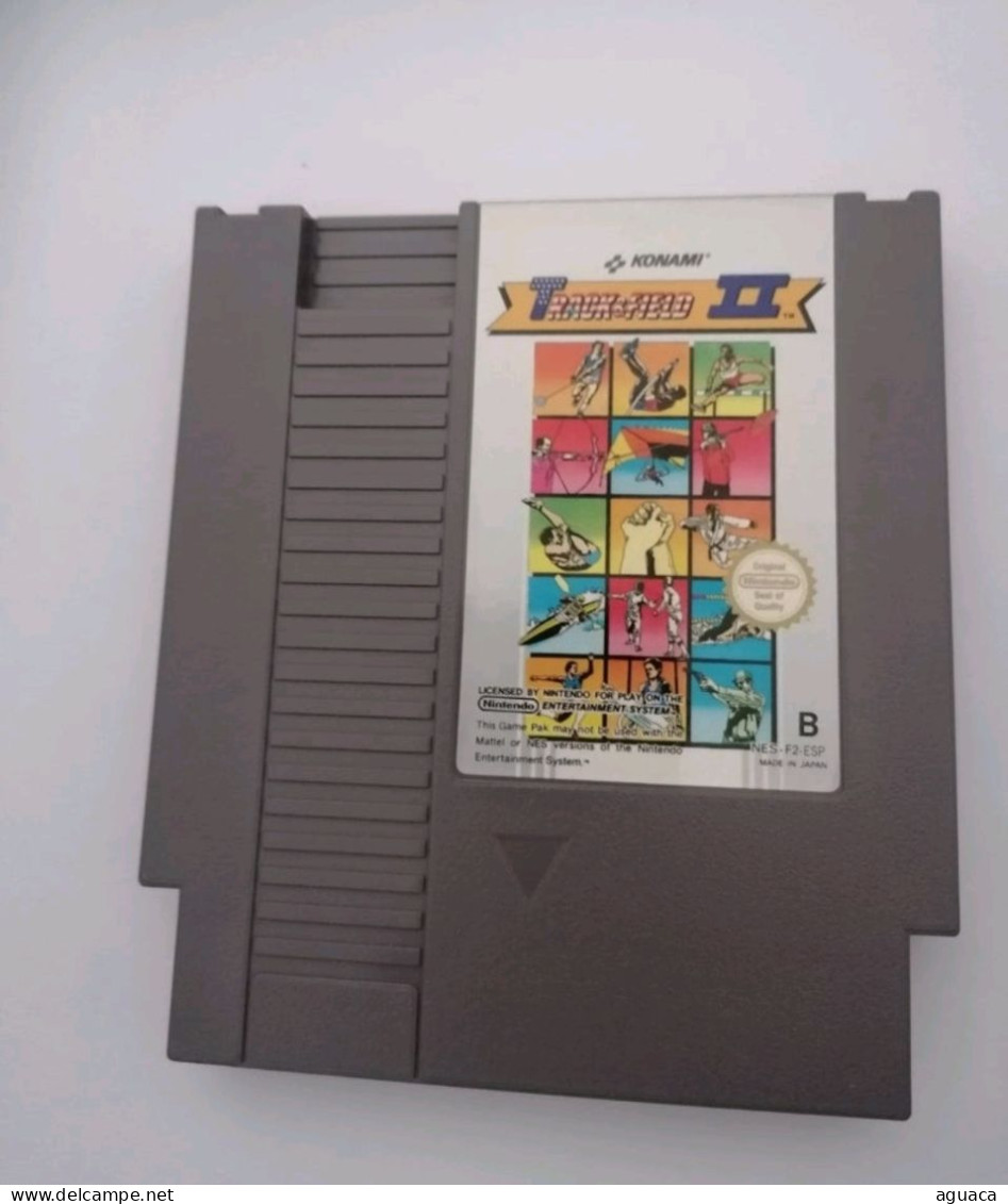 TRACK & FIELD II - ORIGINAL - NINTENDO NES PAL B ESPAÑA - Nintendo (NES)