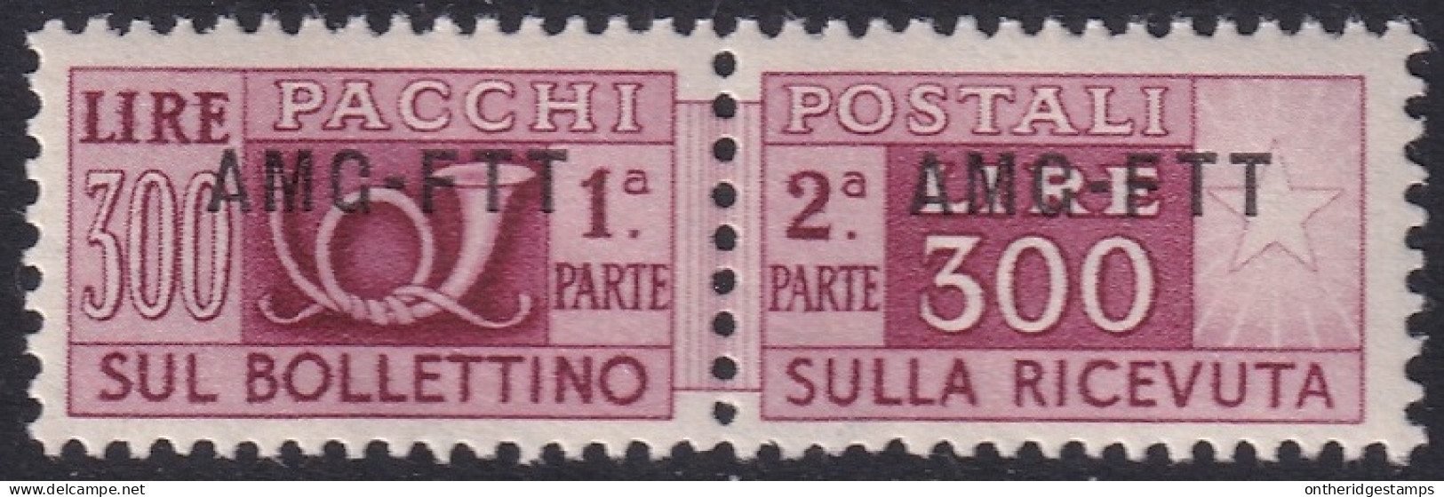 Trieste Zone A 1950 Sc Q24 Sa P24 Parcel Post MNH** - Colis Postaux/concession