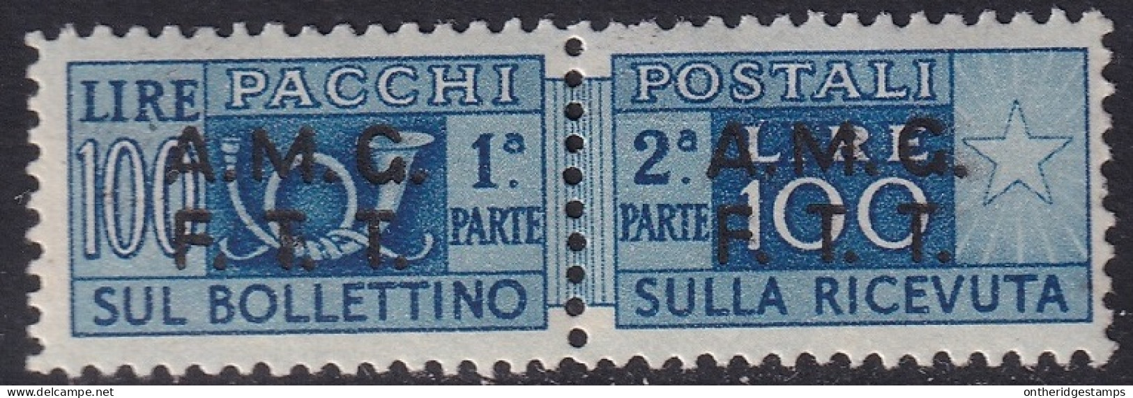 Trieste Zone A 1947 Sc Q9 Sa P9 Parcel Post MH* - Paquetes Postales/consigna