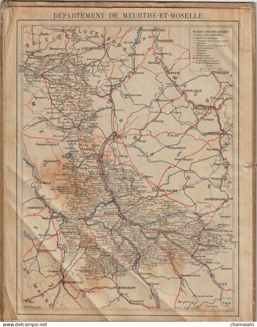 ALMANACH Des Postes Et Télégraphes  Année 1918 (bords Dorés) Edition De L'Orphelinat . - Grand Format : 1901-20