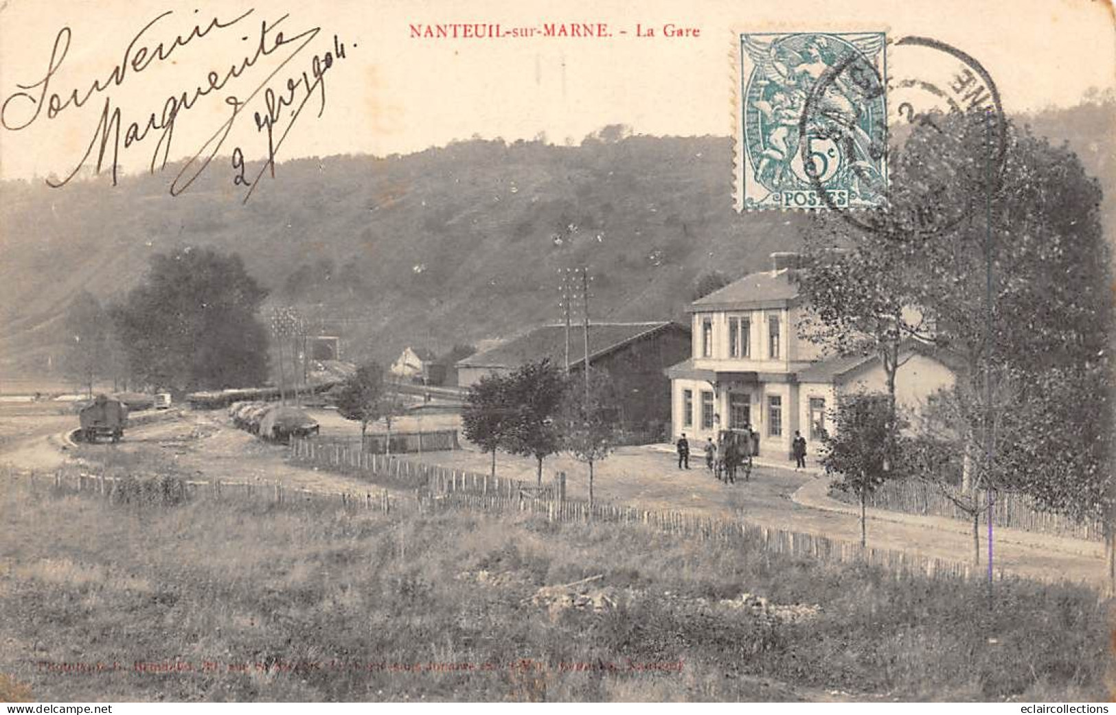 Nanteuil Sur Marne         77        Extérieur De La Gare           (voir Scan) - Other & Unclassified