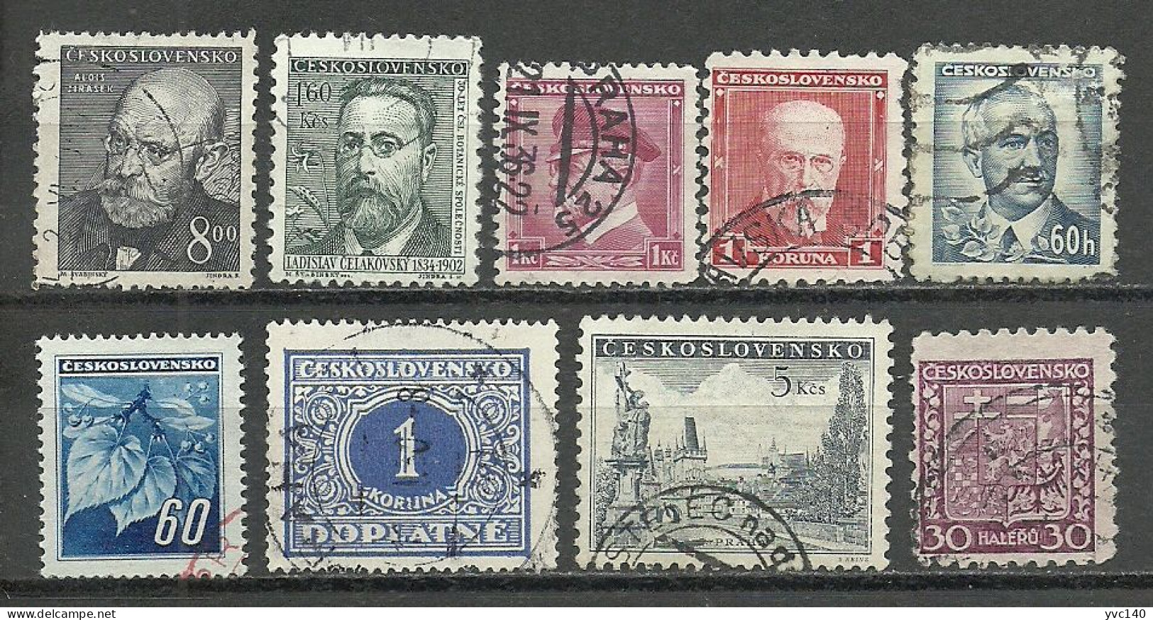 Czechoslovakia; Fine Used Stamps - Lots & Serien