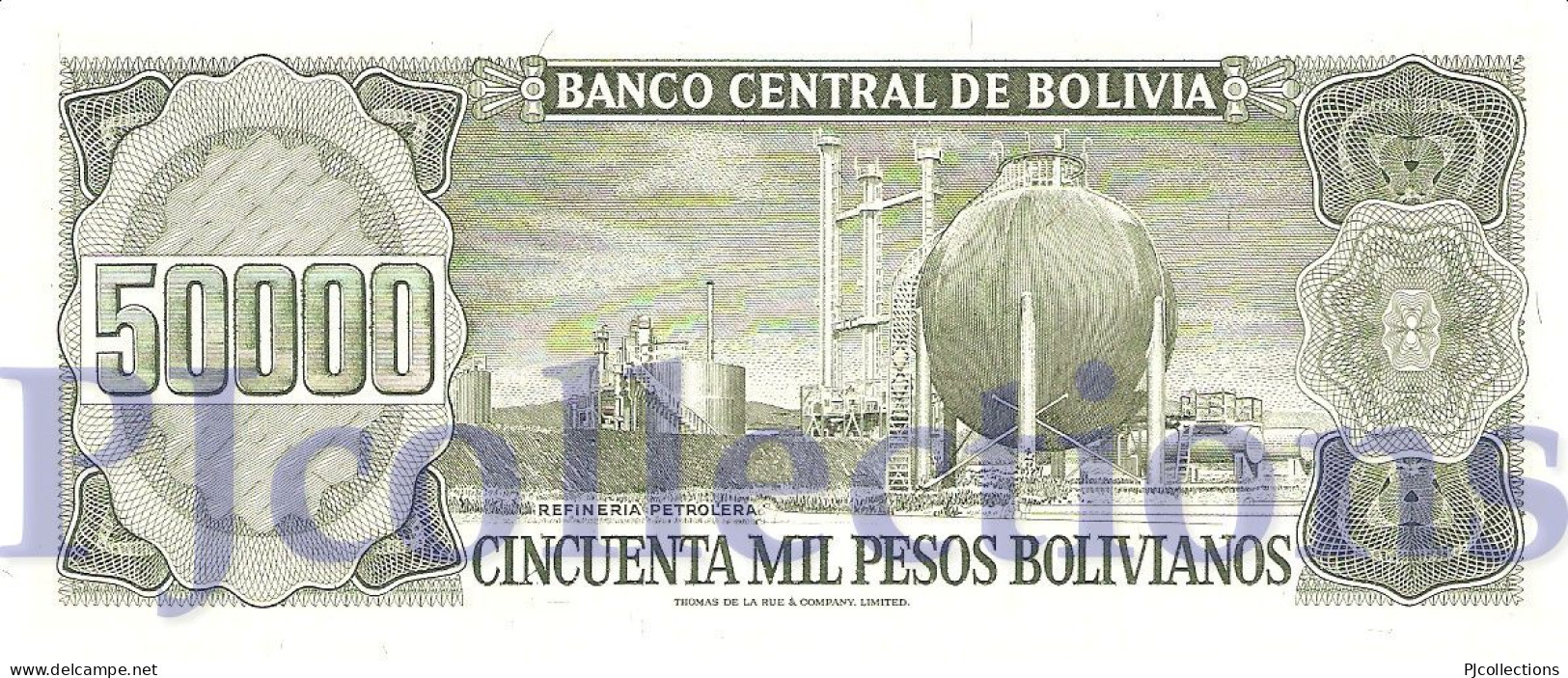 BOLIVIA 50000 BOLIVANOS 1984 PICK 170a UNC - Bolivia