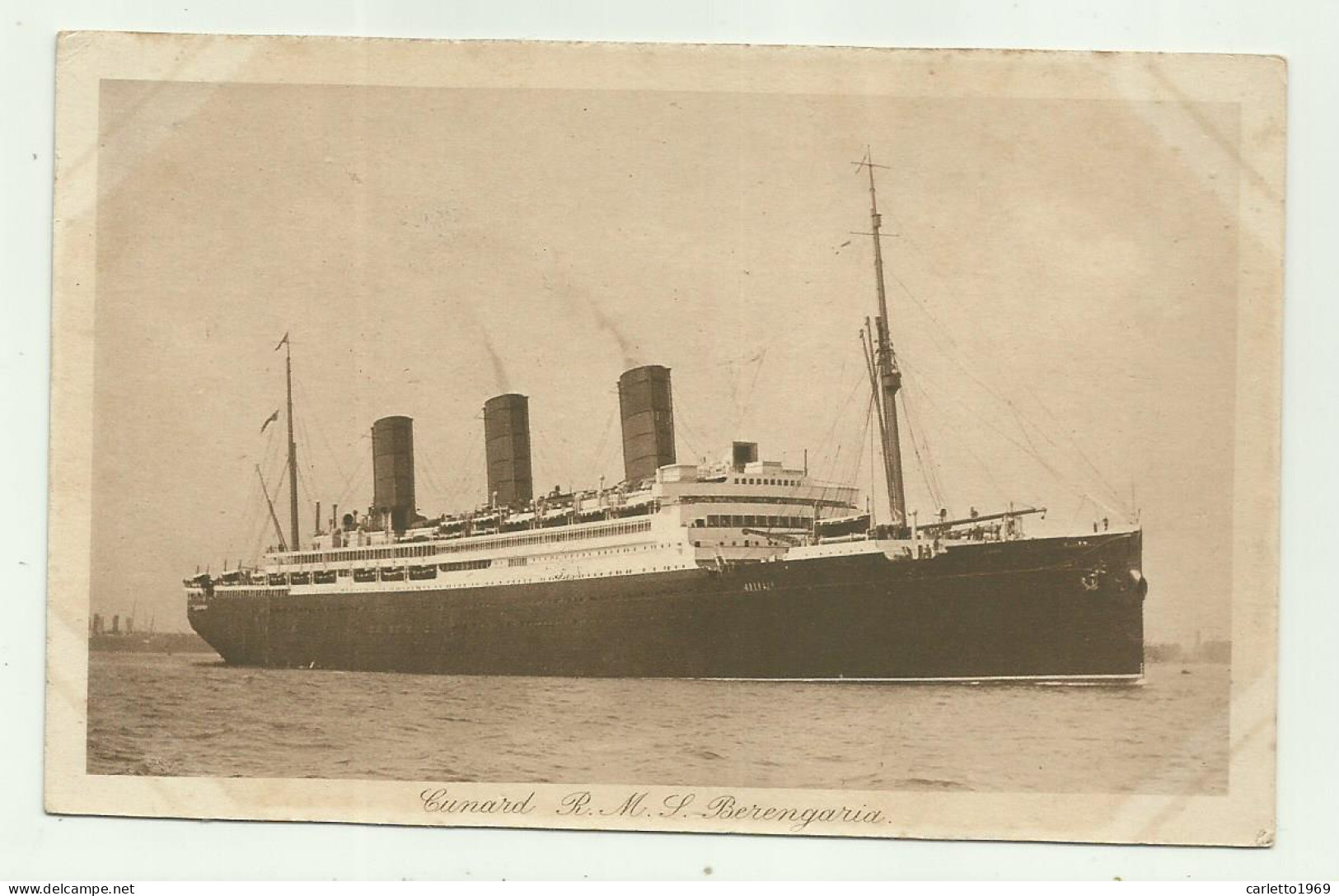 CUNARD - R.M.S. BERENGARIA  - NV FP - Steamers