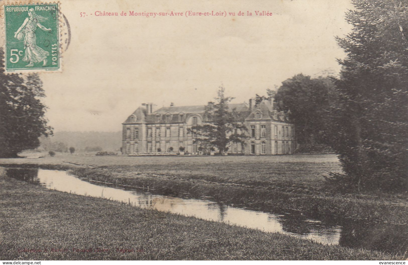 28 :   Montigny Sur Avre ; Le Chateau   ///  Réf. Mars. 23  ///  BO. M - Montigny-sur-Avre