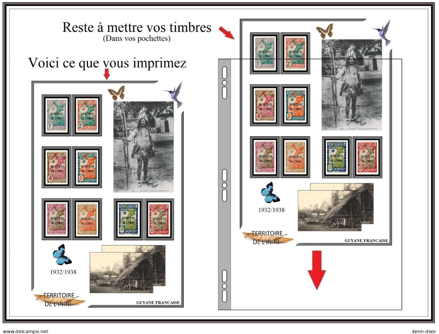 Albums De Timbres à Imprimer   ININI - Other & Unclassified