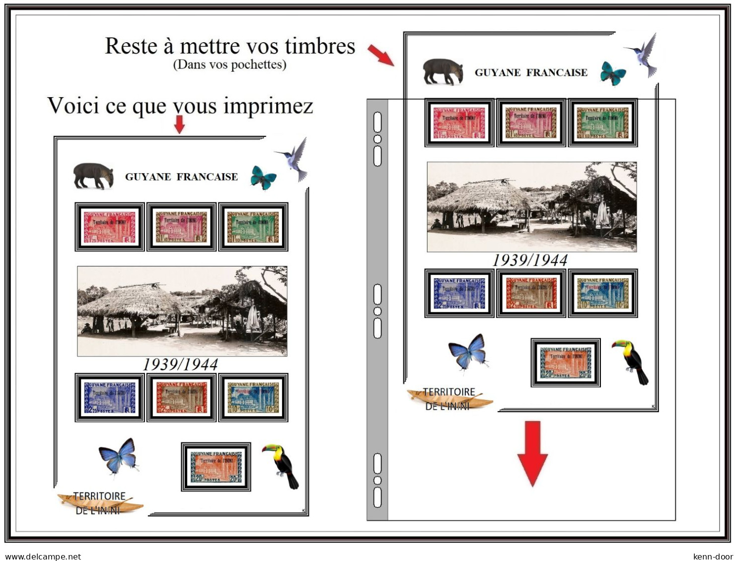 Albums de timbres à imprimer   ININI