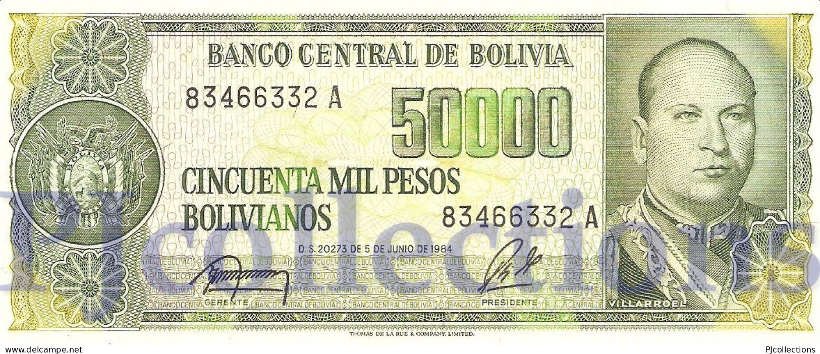 BOLIVIA 5 CENTAVOS 1987 PICK 196 UNC - Bolivie