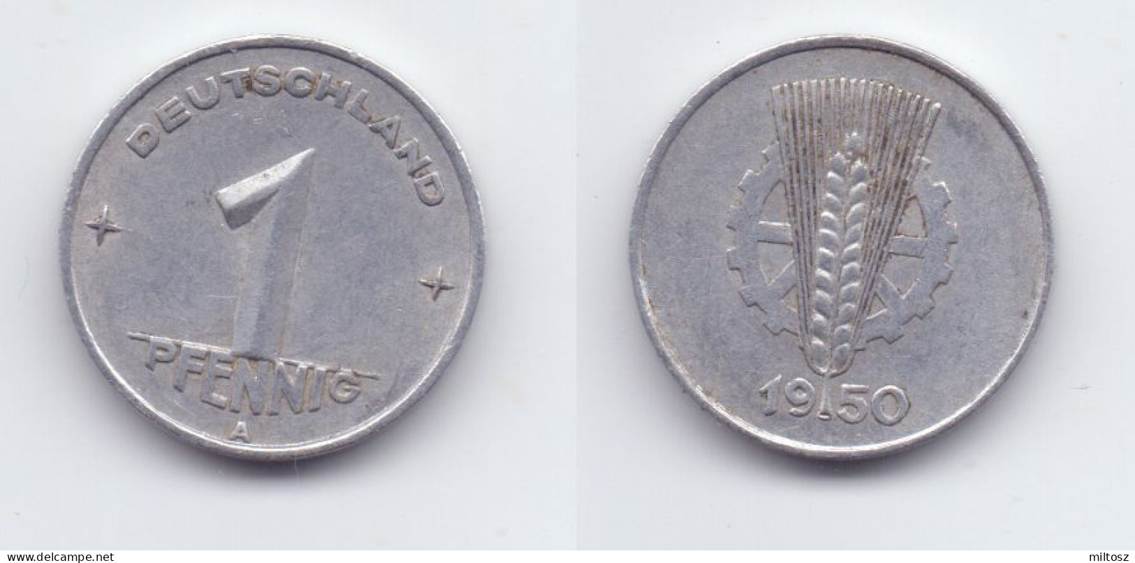 Germany DDR 1 Pfennig 1950 A - 1 Pfennig