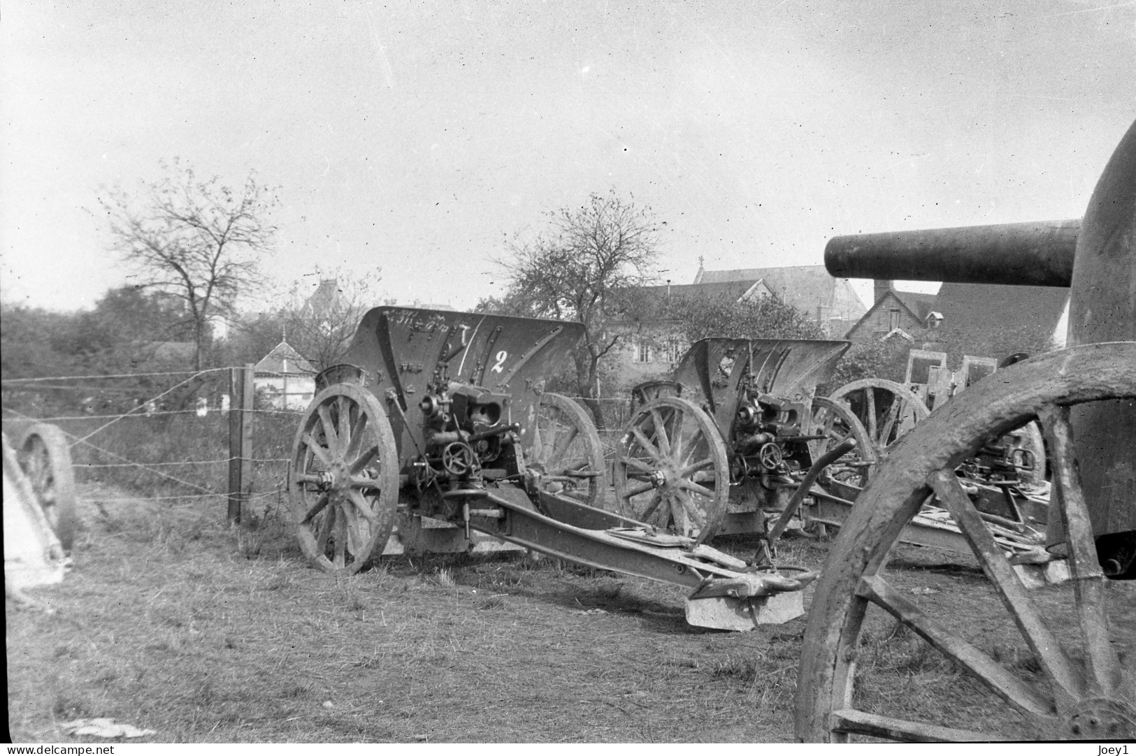 Photo Grande Guerre Format 13/18 Tirage Contemporain Argentique ,artillerie. - Guerre, Militaire
