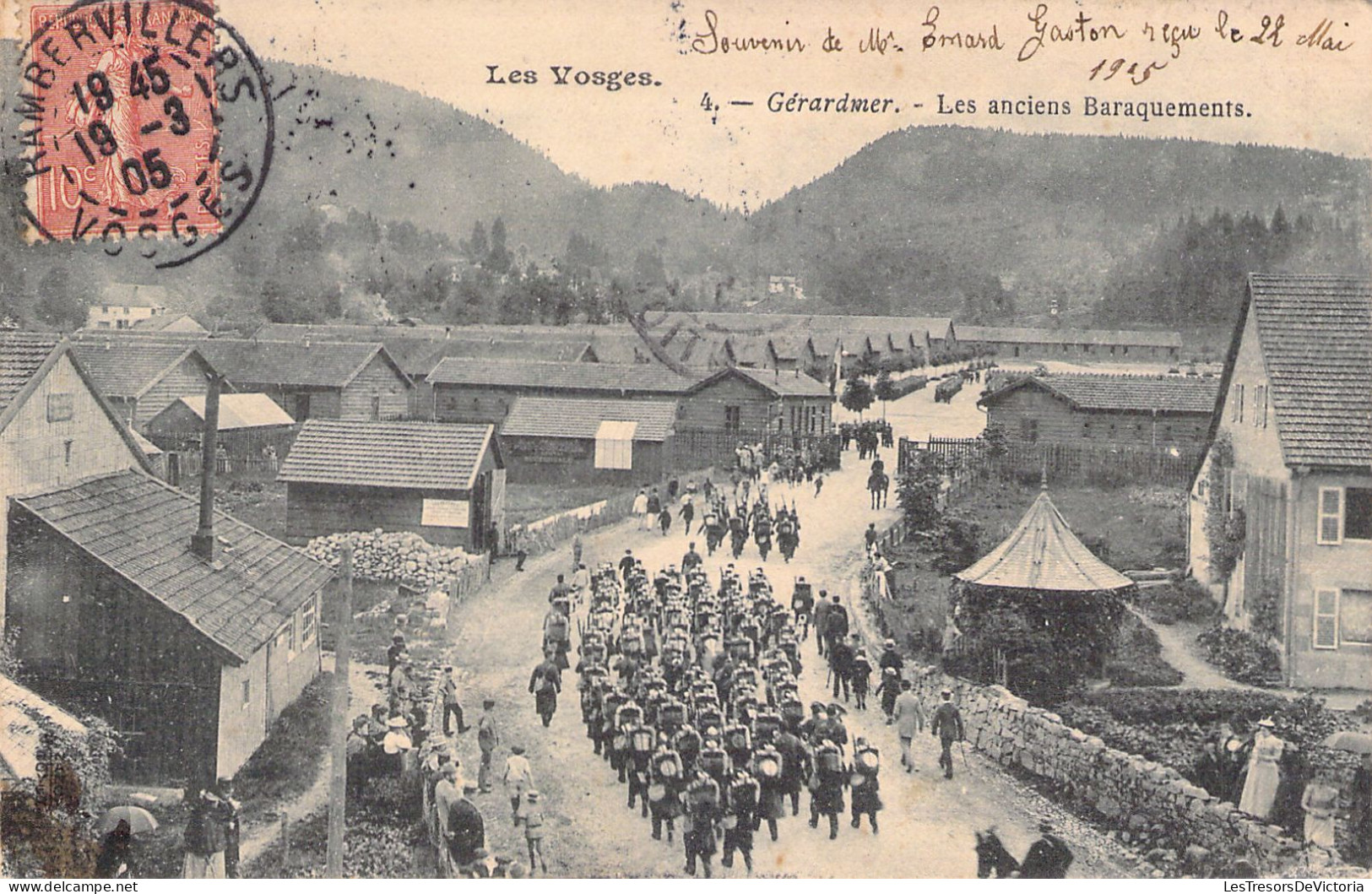 MILITARIA - GERARDMER - Les Anciens Baraquements - Carte Postale Ancienne - Kasernen