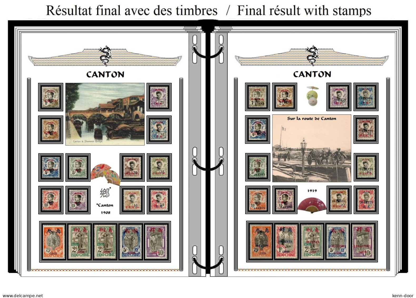 Album De Timbres à Imprimer   CANTON - Sonstige & Ohne Zuordnung