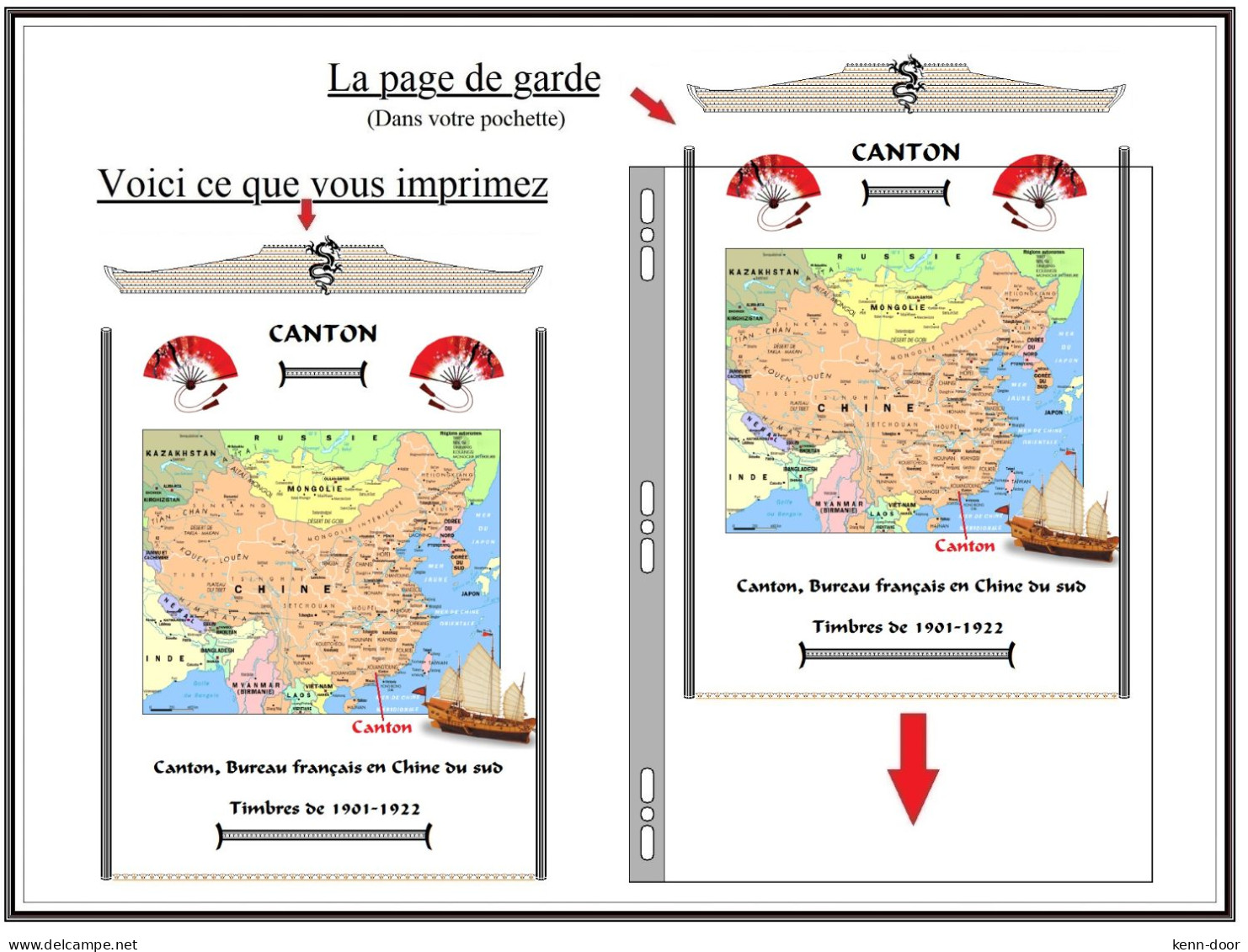 Album De Timbres à Imprimer   CANTON - Autres & Non Classés